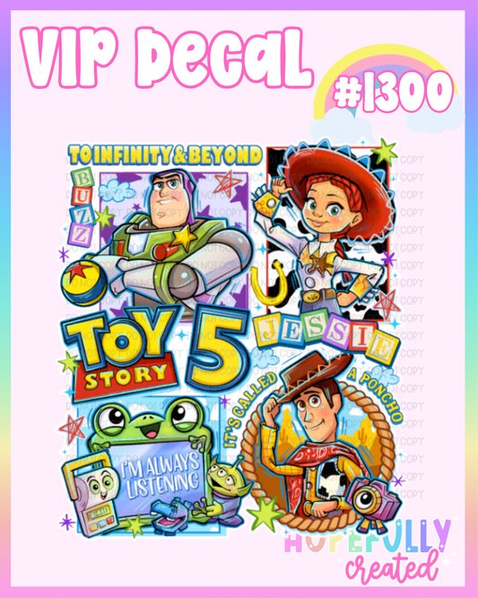 Toys Decal-1300 VIP