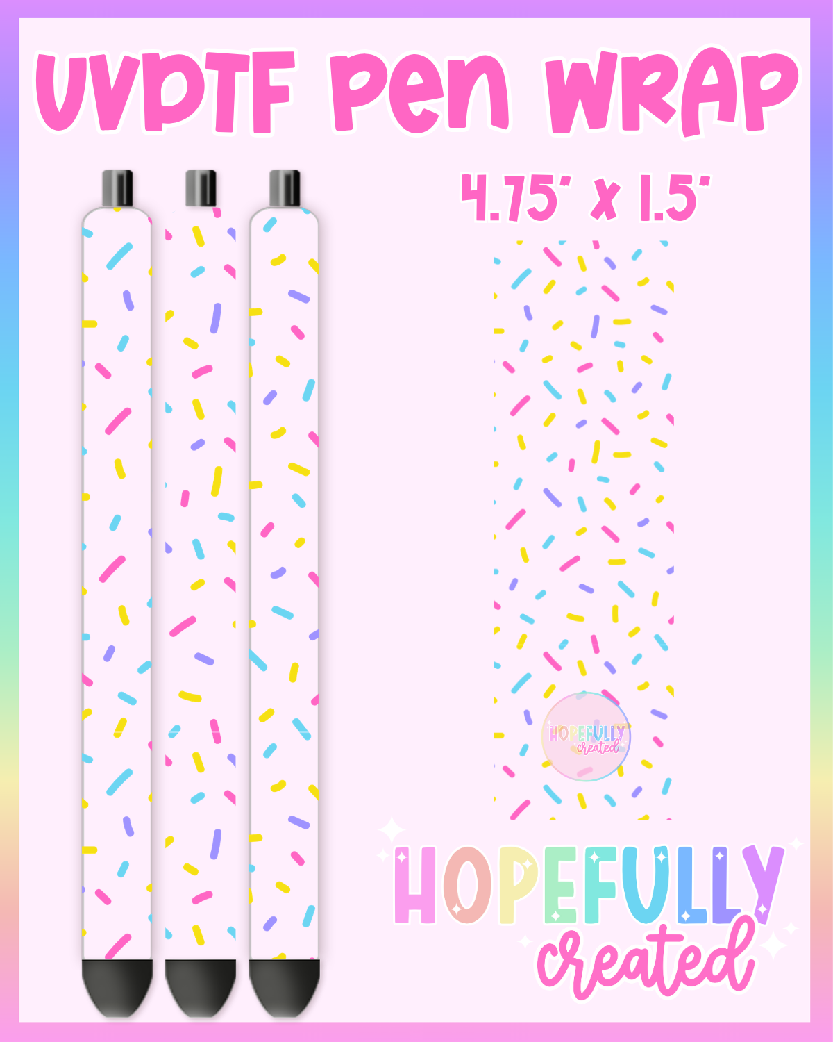 Sprinkles UVDTF Pen Wrap