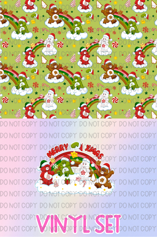 Christmas Bear Vinyl Set