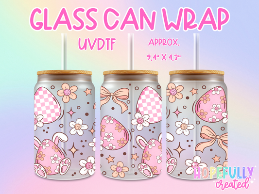 Easter Egg UVDTF Glass Can Wrap