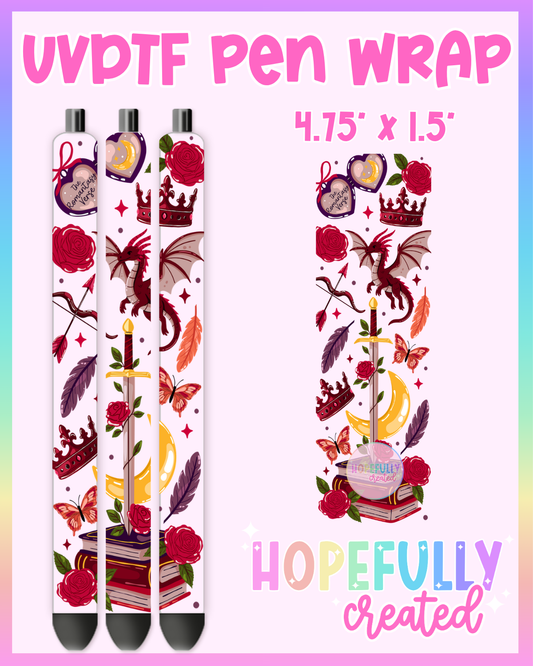Dragon Book UVDTF Pen Wrap