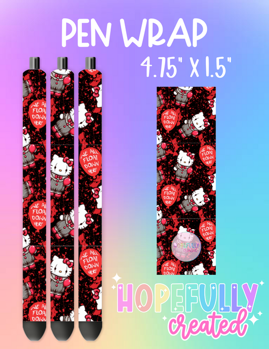 Clown Kitty Pen Wrap-1492 VIP Holiday