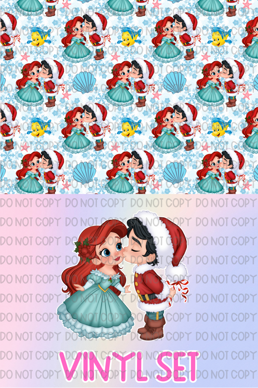 Christmas Ariel Vinyl Set