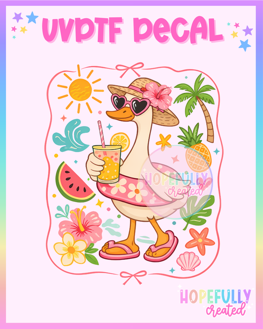 Summer Goose UVDTF Decal