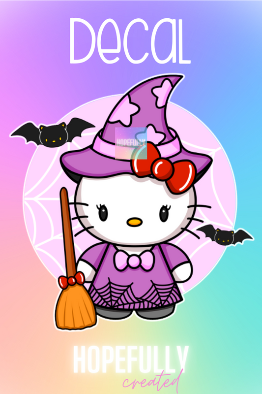 Witch Kitty Decal-32 VIP