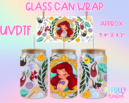 Ariel UVDTF Glass Can Wrap