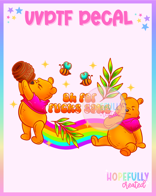 Bear UVDTF Decal