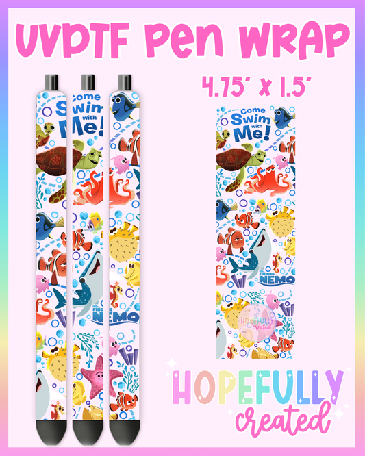 Fish UVDTF Pen Wrap