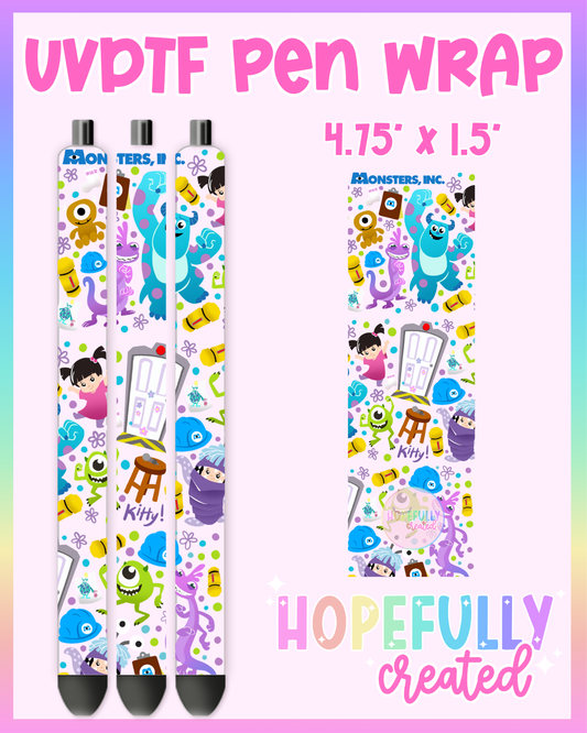 Monsters UVDTF Pen Wrap