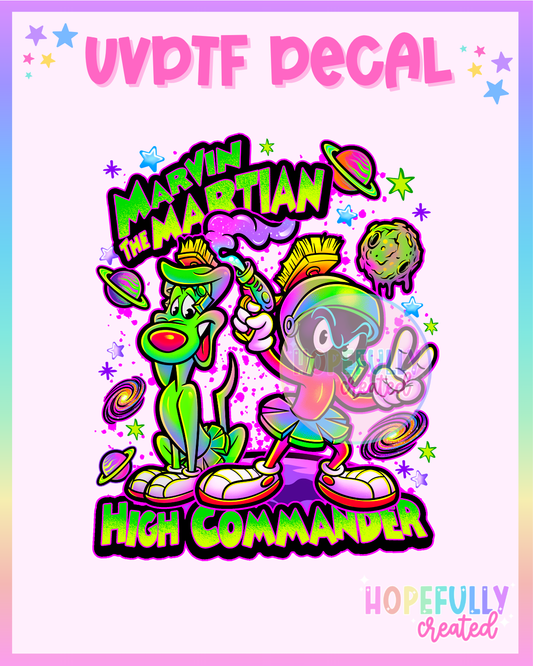 Martian UVDTF Decal