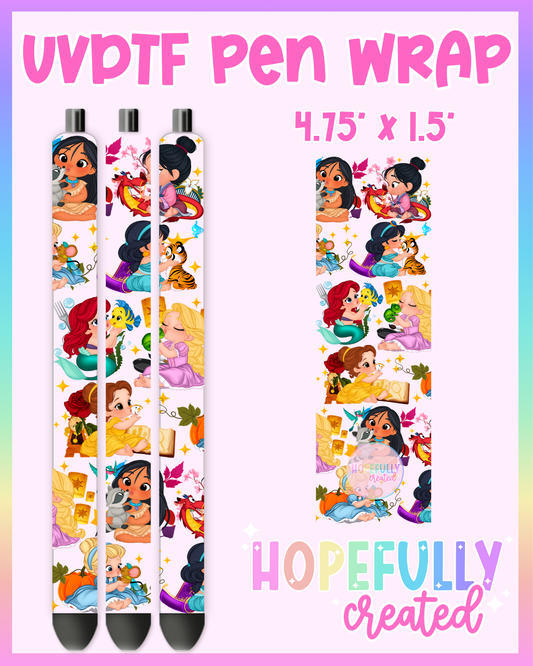 Princess UVDTF Pen Wrap