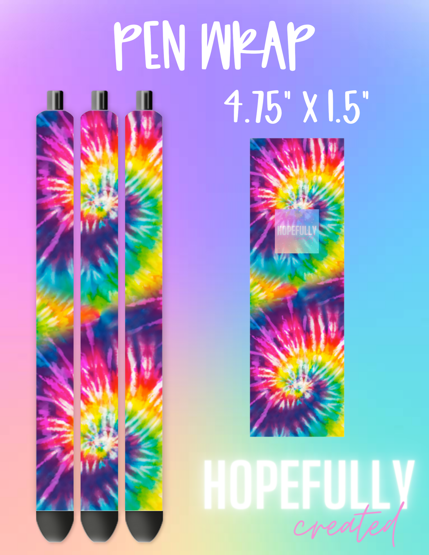 Tie Dye Pen Wrap-1111