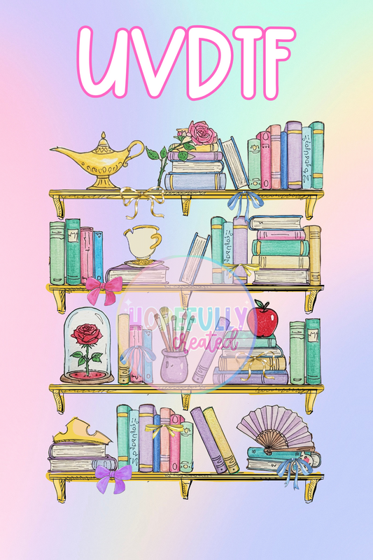 Princess Books UVDTF Decal