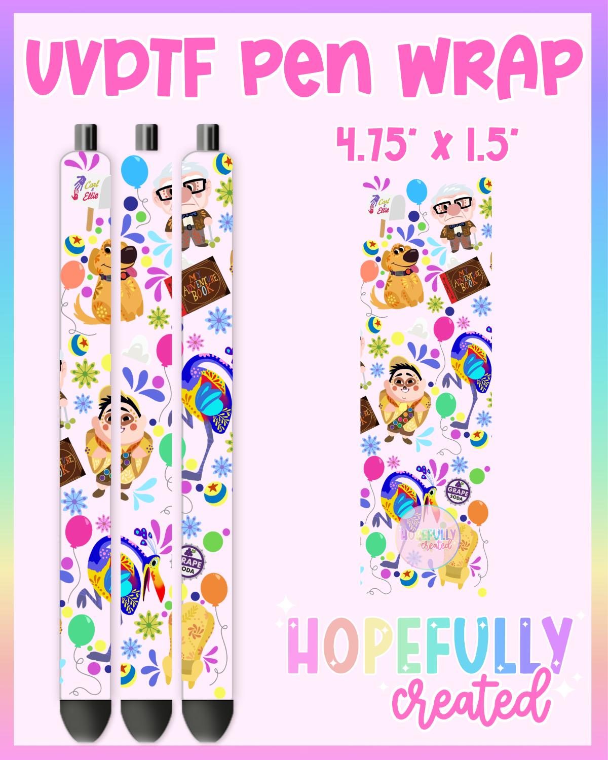 UP UVDTF Pen Wrap