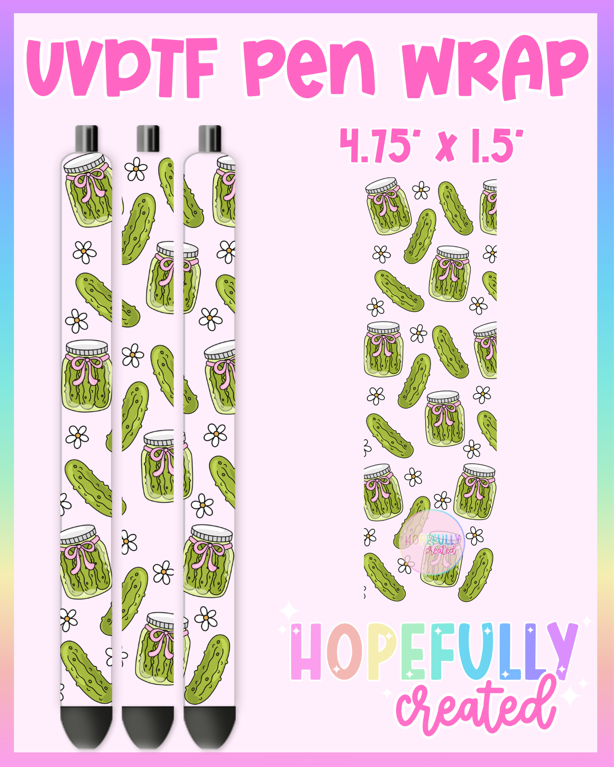 Pickles UVDTF Pen Wrap