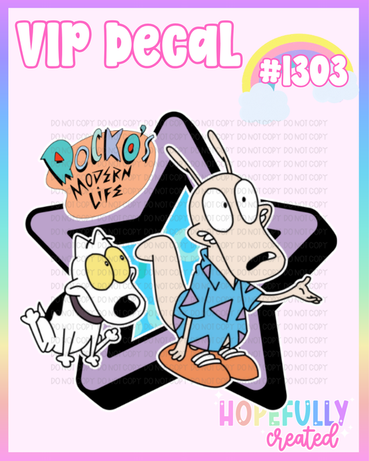 Rockos Decal-1303 VIP