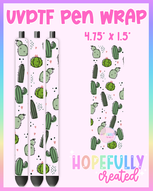 Succulents UVDTF Pen Wrap