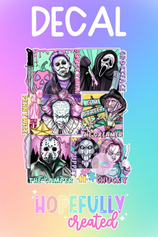 Pastel Horror Decal-344 VIP