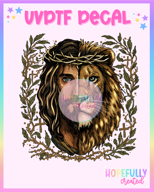 Jesus Lion UVDTF Decal