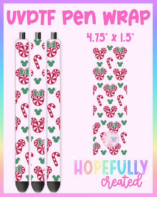 Mouse Peppermint UVDTF Pen Wrap