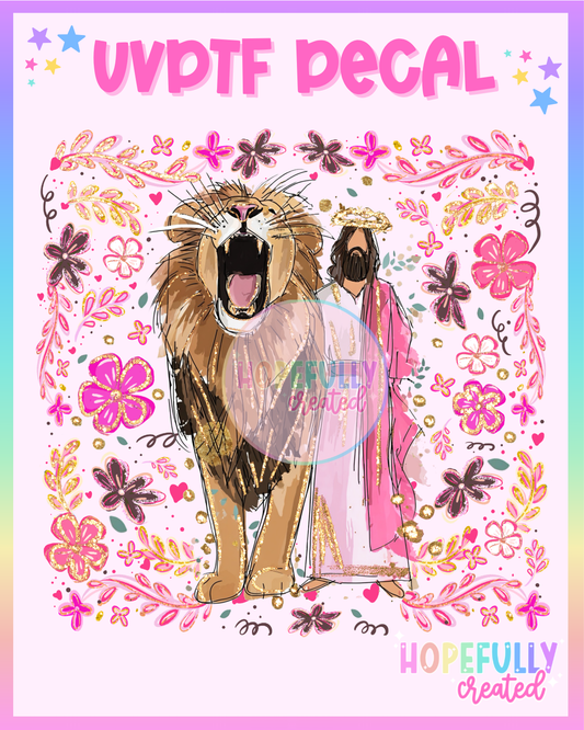Jesus Lion UVDTF Decal