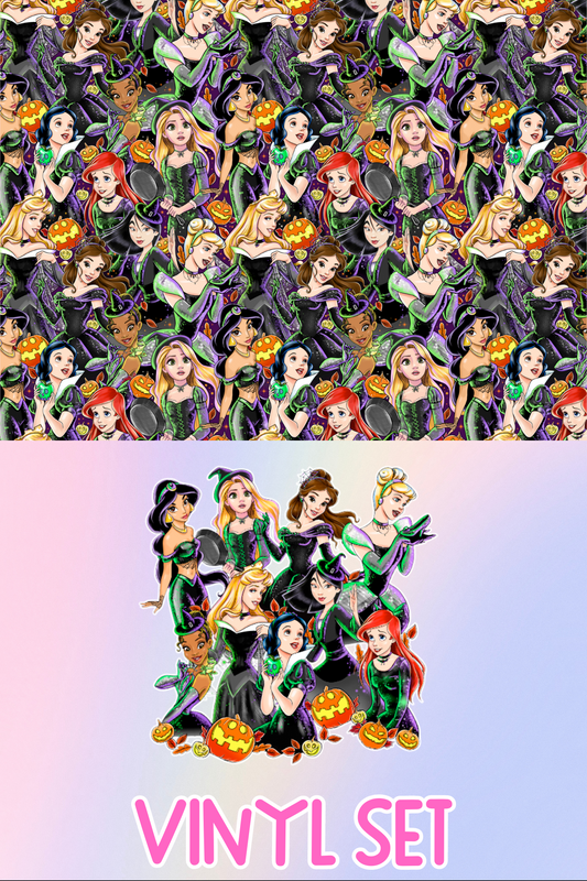 Princess Halloween Vinyl Set
