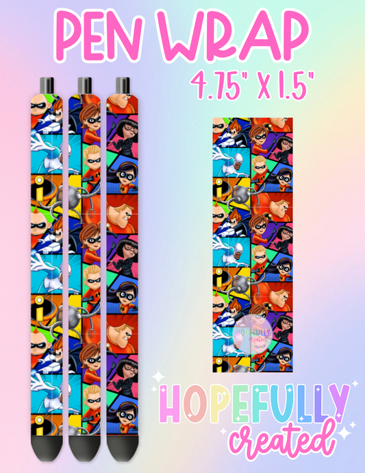 Heroes Pen Wrap-2256 VIP