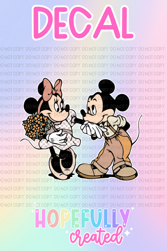 Mouse Love Decal-690 VIP