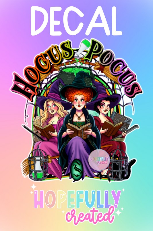 Witches Rainbow Decal-355 VIP