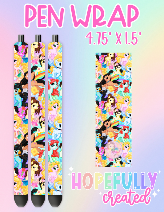 Pony Princess Pen Wrap-2262 VIP
