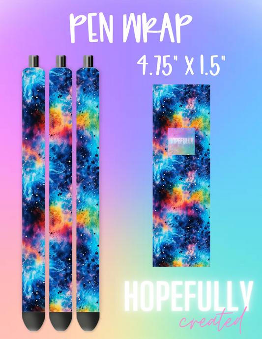 Rainbow Galaxy Pen Wrap-1132