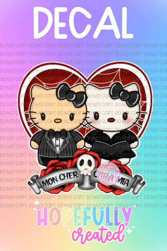 Halloween Kitty Decal-357 VIP