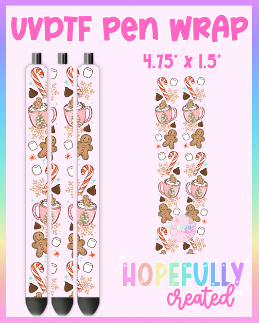 Gingerbread & Cocoa UVDTF Pen Wrap