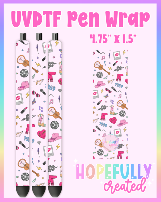 Swiftie UVDTF Pen Wrap