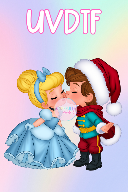 Christmas Cinderella UVDTF Decal