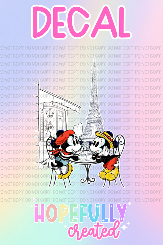 Mouse Paris Decal-685 VIP