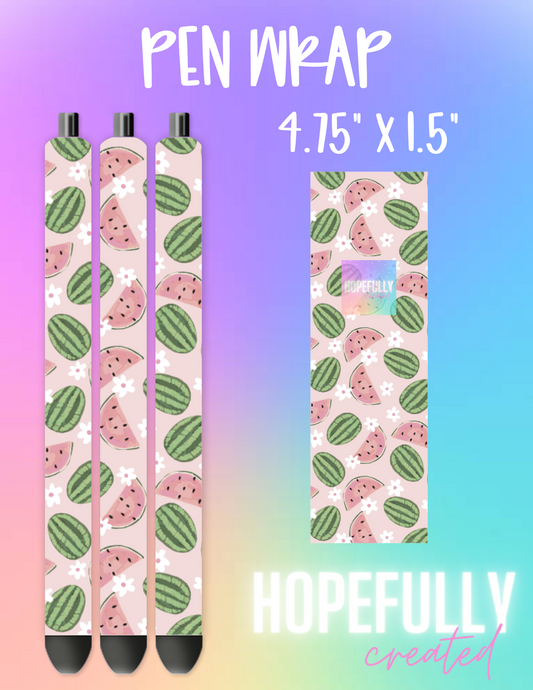 Watermelon Pen Wrap-1136