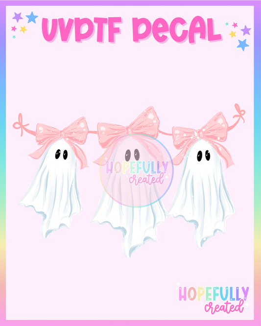 Pink Ghosts UVDTF Decal