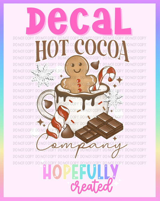 Hot Cocoa Decal-1163