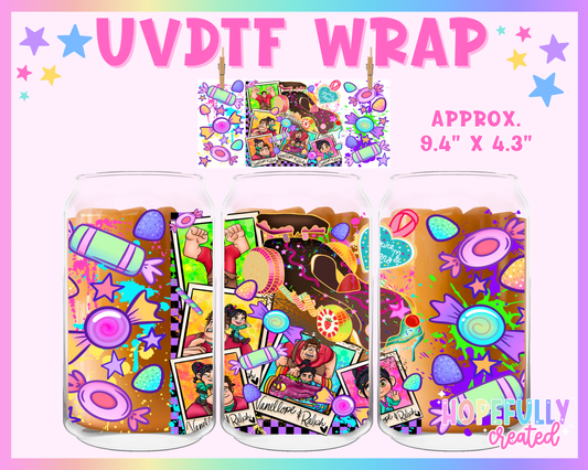 Wreck It UVDTF Glass Can Wrap