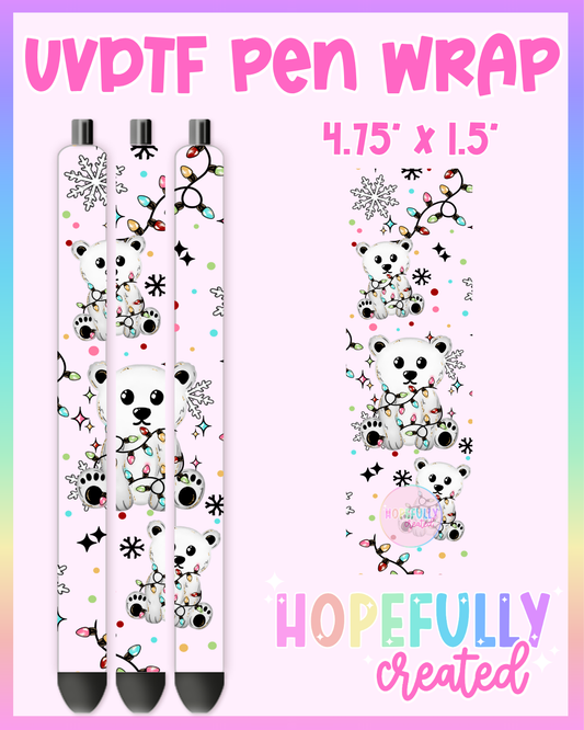 Polar Bear UVDTF Pen Wrap