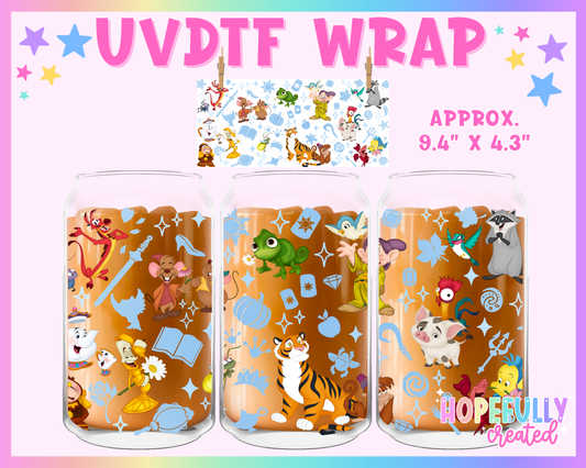 Sidekicks UVDTF Glass Can Wrap