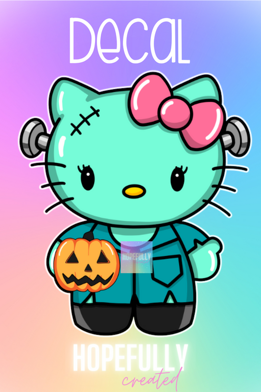 Frankenstein Kitty Decal-35 VIP