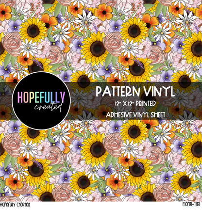Floral Vinyl Collection- 1113