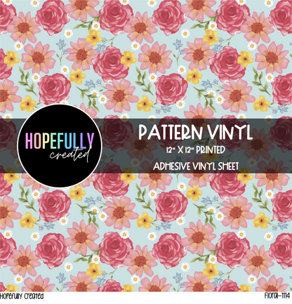 Floral Vinyl Collection- 1114