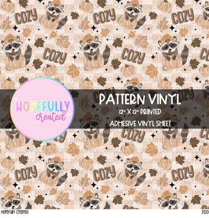 Cozy Racoon Vinyl Collection - 3120