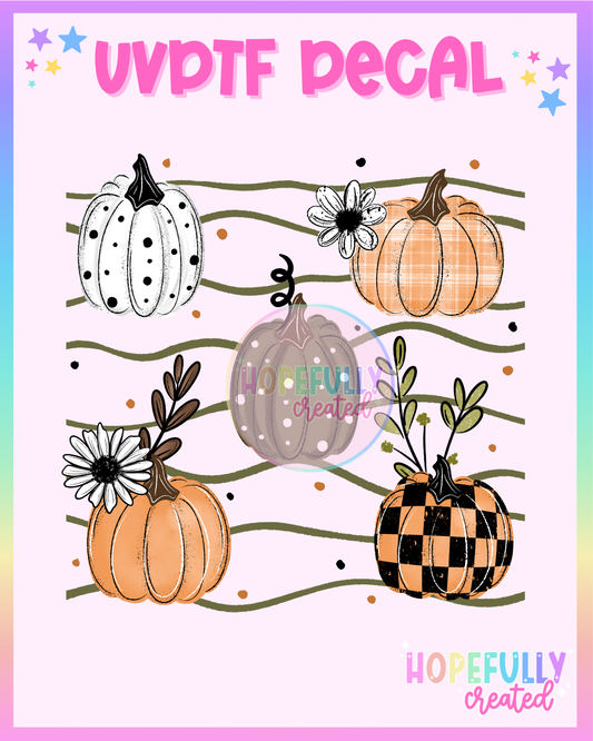 Pumpkins UVDTF Decal