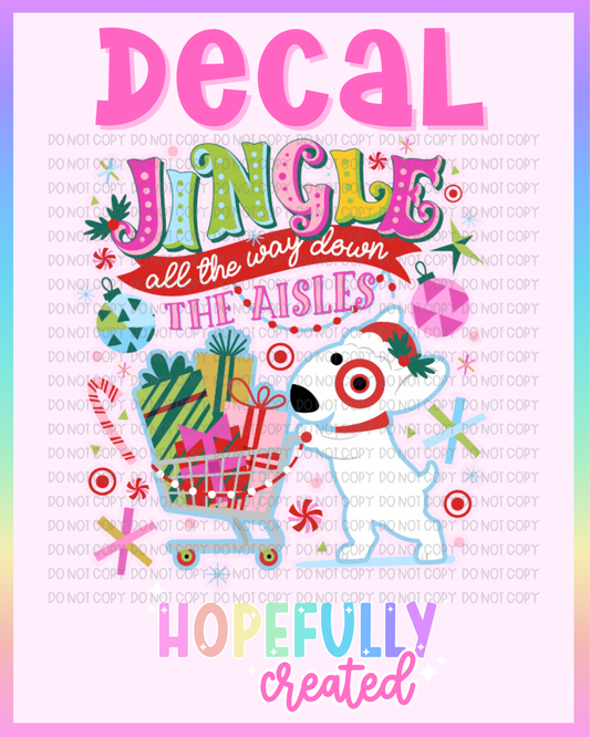 Christmas Shopping Decal-1171 VIP