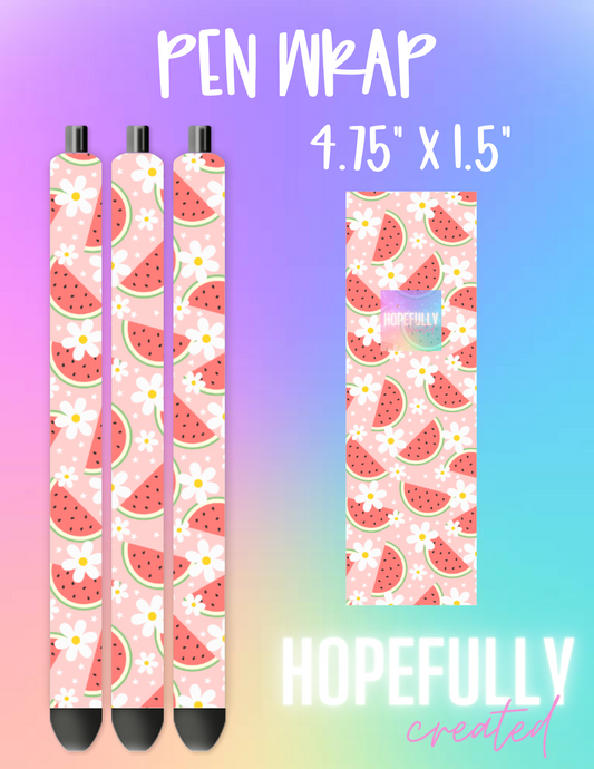 Watermelon Pen Wrap-1147