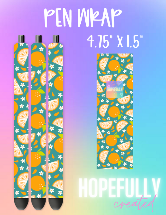 Oranges Pen Wrap-1149